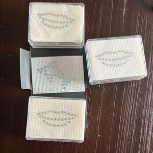 Swarovski Silver Crystal Phone Charm Set